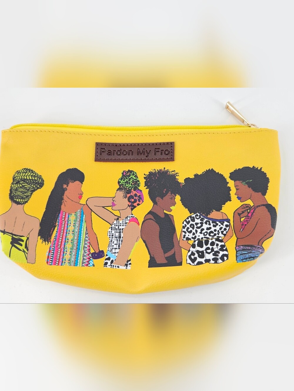 Yellow Women's Zip Pouch